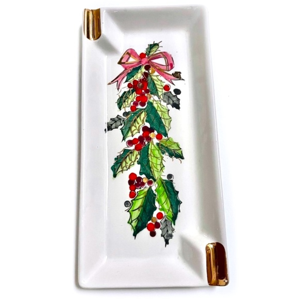 Vintage Lefton Holiday Ashtray 1310N